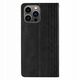 Θήκη Magnet Strap etui iPhone 14 Pro Max θήκη με καπάκι πορτοφόλι mini λουράκι βάση μαύρο
