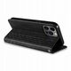 Θήκη Magnet Strap etui iPhone 14 Pro Max θήκη με καπάκι πορτοφόλι mini λουράκι βάση μαύρο