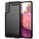 Ελαστική θήκη Carbon Case για Samsung Galaxy S21+ 5G (S21 Plus 5G) μαύρο