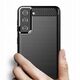 Ελαστική θήκη Carbon Case για Samsung Galaxy S21+ 5G (S21 Plus 5G) μαύρο