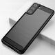 Ελαστική θήκη Carbon Case για Samsung Galaxy S21+ 5G (S21 Plus 5G) μαύρο