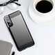 Ελαστική θήκη Carbon Case για Samsung Galaxy S21+ 5G (S21 Plus 5G) μαύρο