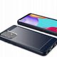 Ελαστική θήκη Carbon Case Samsung Galaxy A72 4G μπλε