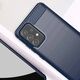 Ελαστική θήκη Carbon Case Samsung Galaxy A72 4G μπλε
