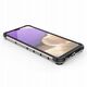 Θήκη Honeycomb etui pancerny με ζελατινώδες πλαίσιο Samsung Galaxy A03s (166,5) μαύρο