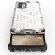 Θήκη Honeycomb etui pancerny με ζελατινώδες πλαίσιο Samsung Galaxy A03s (166,5) μαύρο