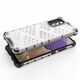 Θήκη Honeycomb etui pancerny με ζελατινώδες πλαίσιο Samsung Galaxy A03s (166,5) μαύρο