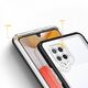 Διαφανής θήκη 3σε1 για Samsung Galaxy A42 5G ζελατινώδης θήκη με μαύρο πλαίσιο