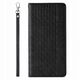 Θήκη Magnet Strap etui για iPhone 13 Pro Max πορτοφόλι + mini λουράκι μαύρο