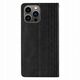 Θήκη Magnet Strap etui για iPhone 13 Pro Max πορτοφόλι + mini λουράκι μαύρο