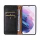 Μαγνητική Θήκη Strap etui για Samsung Galaxy S22+ (S22 Plus) πορτοφόλι κάλυμμα + mini λουράκι κρεμαστό μαύρο
