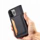 Θήκη κάρτας μαγνήτη etui iPhone 14 Plus θήκη με καπάκι πορτοφόλι βάση μαύρο