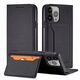 Θήκη κάρτας μαγνήτη etui iPhone 14 Pro Max pokrowiec z klapką πορτοφόλι podstawka μαύρο