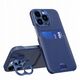 Δερμάτινη Θήκη Stand etui Samsung Galaxy S23+ pokrowiec πορτοφόλι για κάρτα με βάση στήριξης μπλε