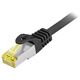 Καλώδιο Patch Equip Cat6A Εξωτερικού Χώρου S/FTP 2xRJ45 1.00m μαύρο LSZH Polybeutel