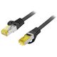 Καλώδιο Patch Equip Cat6A Εξωτερικού Χώρου S/FTP 2xRJ45 1.50m μαύρο LSZH Polybeutel