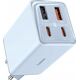 Ładowarka Baseus OS-Baseus GaN6 Pro Fast Charger 2C+2U 65W  EU Galaxy Blue((With:Mini White Cable Type-C to Type-C 100W(20V/5A) 1m Galaxy Blue)）