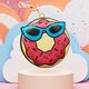 Powerbank Babaco Brelok Donut 2200 mAh Różowy  (4000000000)