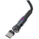 Statik 360 Pro 2.0 - καλώδιο USB-C με προσαρμογέα USB-A και τρία εναλλάξιμα μαγνητικά βύσματα USB-C, 2m (μαύρο)