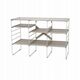 Joseph Joseph Level Plus Large Adjustable Ecru Shoe Rack