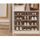 Joseph Joseph Level Plus Large Adjustable Ecru Shoe Rack