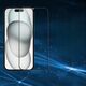 TELTECH PREMIUM SZKŁO 6D IPHONE 15 SZKŁO PROFILOWANE HARTOWANE FULL COVER CZARNA RAMKA