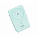 Powerbank Baseus OS-Baseus MagPro Magnetic Bracket Wireless Fast-Charging Power Bank 5000mAh 20W Peppermint Blue (with Simply Series Charging Cable Type-C to Type-C (20V/3A) 30cm White)