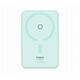 Powerbank Baseus OS-Baseus MagPro Magnetic Bracket Wireless Fast-Charging Power Bank 5000mAh 20W Peppermint Blue (with Simply Series Charging Cable Type-C to Type-C (20V/3A) 30cm White)