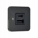 Gniazdo ładowania USB-A /C 36W 12/24V Scanstrut SC-TILE-10