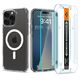 Spigen Spigen Ultra Hybrid MagSafe, λευκό + Glass tR EZ Fit Pack - iPhone 16 Pro Max