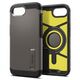 Θήκη Spigen Tough Armor με MagSafe για iPhone SE 4 (2025) με βάση στήριξης - γκρι