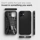 Spigen Spigen Liquid Air iPhone 12 mini 5,4" μαύρο ματ/black matte ACS01744
