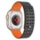 Mobile Origin Magnetic Strap, black/orange -AW Ultra 2/1(49mm)9/8/7(45mm)/6/SE/5/4(44mm)/3/2/1(42mm)
