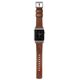 Nomad NOMAD Strap Modern Leather Brown 42mm / 44mm Connector Silver