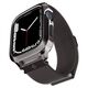 Spigen Λουράκι + θήκη Spigen Metal Fit Pro Apple Watch 7/8 45mm Γραφίτης