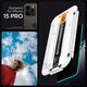 Spigen Tempered Glass Spigen Ez Fit 2-pack Iphone 15 Pro Privacy Braders