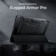 Θήκη για tablet Spigen Rugged Armor Pro, μαύρο - Samsung Galaxy Tab S9 Ultra/Tab S8 Ultra