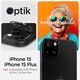 Spigen Spigen Glass tR Optik 2 Pack, black - iPhone 15/15 Plus/14/14 Plus