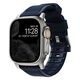 Nomad Nomad Rugged Strap, atlantic blue/silver - AW Ultra 2/1 49mm 9/8/7 45mm/6/SE/5/4 44mm/3/2/1 42mm