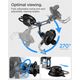 Φορτιστής Spigen SPIGEN UTS35W ONETAP UNIVERSAL WINDSHIELD & DASHBOARD CAR MOUNT ΑΣΥΡΜΑΤΟΣ ΦΟΡΤΙΣΤΗΣ ΜΑΥΡΟ