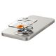 Spigen Spigen Glass tR EZ Fit Optik Pro 2 Pack, white titanium - iPhone 15 Pro/15 Pro Max