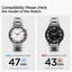 Spigen Modern Fit 316L Band, ασημί - Samsung Galaxy Watch6 Classic 47mm