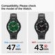Spigen Spigen Modern Fit 316L Band, μαύρο - Samsung Galaxy Watch6 Classic 47mm