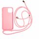 Mobile Origin Etui Lanyard Pink - iPhone 14