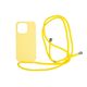Mobile Origin Lanyard Case - Θήκη με κορδόνι, κίτρινο για iPhone 14 Pro