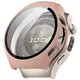 Etui ze szkłem do zegarka Bizon Case+Glass Watch do Huawei Watch 5 46mm różowe