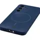 Silikonowe etui z pierścieniem magnetycznym Bizon Soft Case Magnetic do Samsung Galaxy S24 granatowe