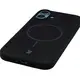 Silikonowe etui z pierścieniem magnetycznym Bizon Soft Case Magnetic do Apple iPhone 16 Plus czarne
