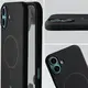 Silikonowe etui z pierścieniem magnetycznym Bizon Soft Case Magnetic do Apple iPhone 16 Plus czarne