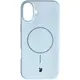 Silikonowe etui z pierścieniem magnetycznym Bizon Soft Case Magnetic do Apple iPhone 16 Plus błękitne